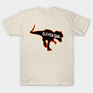 Velociraptor Clever Girl Raptor Jurassic Dinosaur T-Shirt
